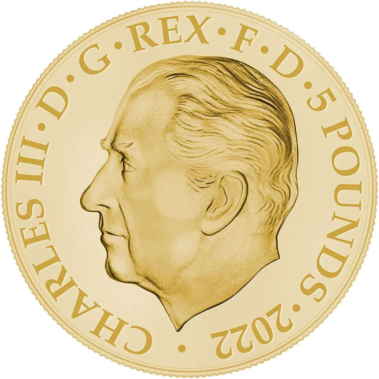 2023 Oz British Gold Britannia Coin King Charles Obverse BU LCR Coin ...