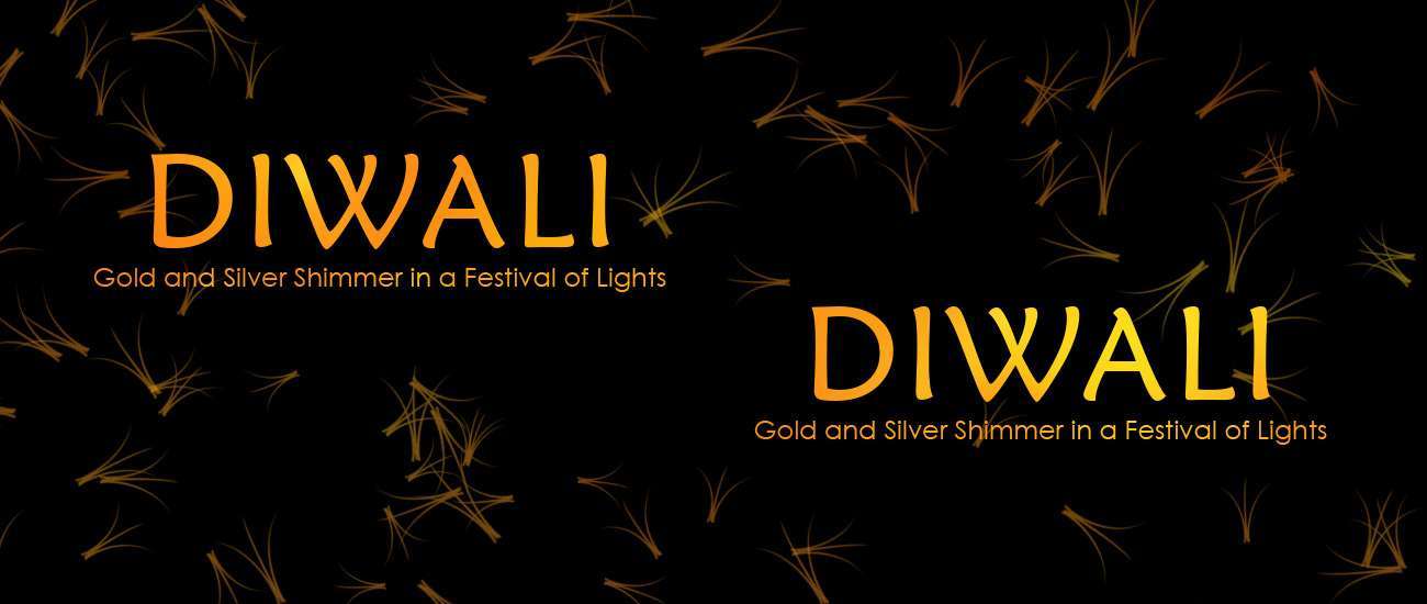 Diwali - Gold and Silver Shimmer in a Festival of Lights 197