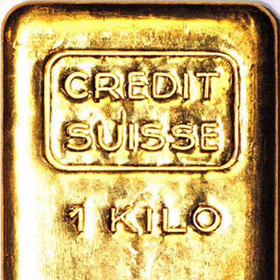 how much is a replica credit suisse gold bar worth