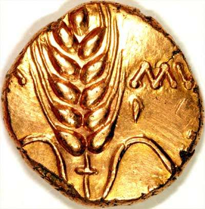 Gold Stater of Cunobelin c.40 A.D.