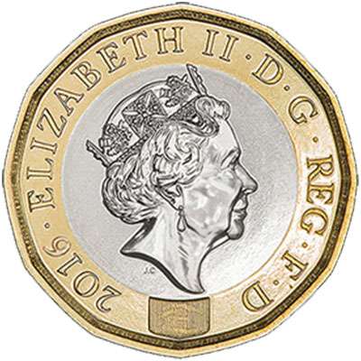 2016 12 Sided One Pound Coin