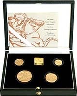 Gold Coin Sets | 2000 Four Gold Sovereign Proof Set | Chard