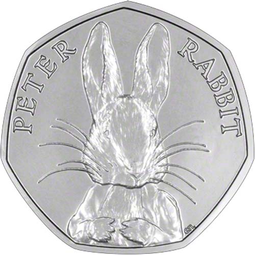 Buy a 2016 Beatrix Potter - Peter Rabbit 50p BU Coin | Chard