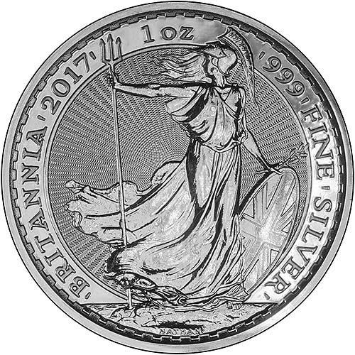 2017 Silver Britannia 1 oz Bullion Coin | Chard