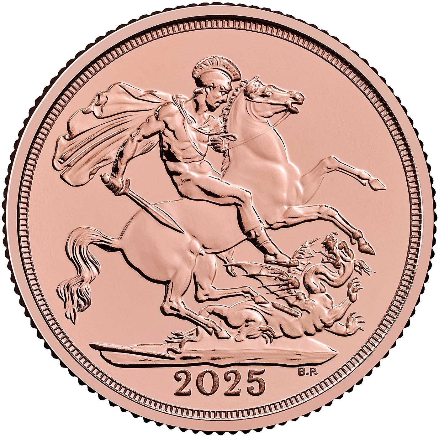 2025 Sovereign Bullion Coin Reverse Design